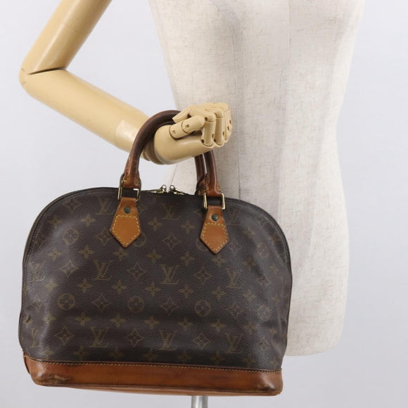 LOUIS VUITTON Monogram Alma Hand Bag M51130 LV Auth 170139