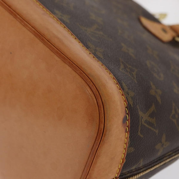 LOUIS VUITTON Monogram Alma Hand Bag M51130 LV Auth 170141