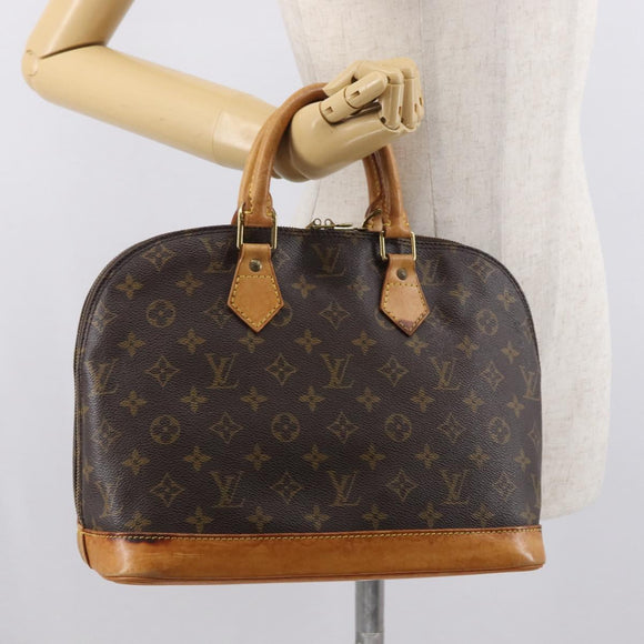 LOUIS VUITTON Monogram Alma Hand Bag M51130 LV Auth 170141