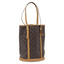 LOUIS VUITTON Monogram Bucket GM Shoulder Bag M42236 LV Auth 170146-1
