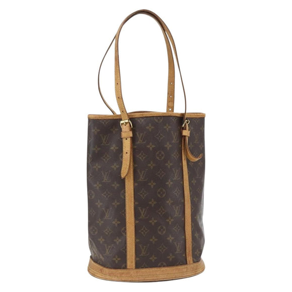 LOUIS VUITTON Monogram Bucket GM Shoulder Bag M42236 LV Auth 170146