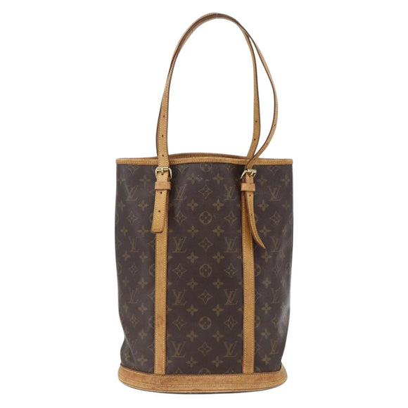 LOUIS VUITTON Monogram Bucket GM Shoulder Bag M42236 LV Auth 170146