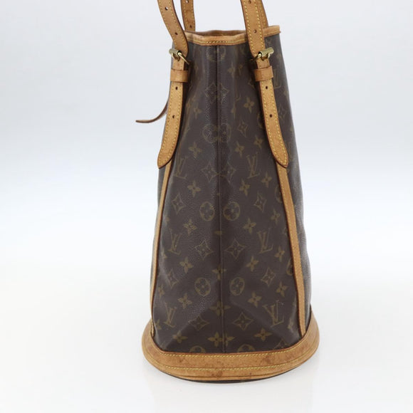 LOUIS VUITTON Monogram Bucket GM Shoulder Bag M42236 LV Auth 170146
