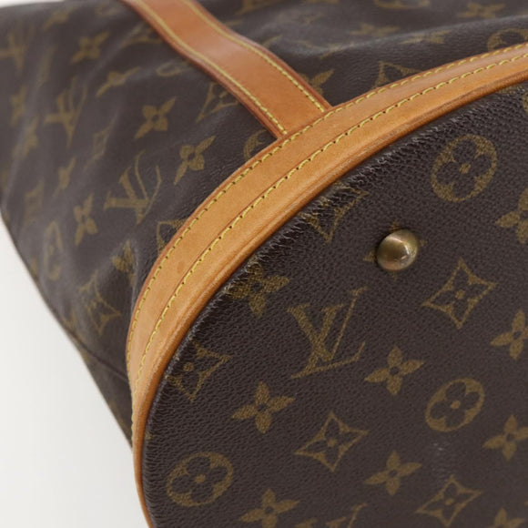 LOUIS VUITTON Monogram Bucket GM Shoulder Bag M42236 LV Auth 170152