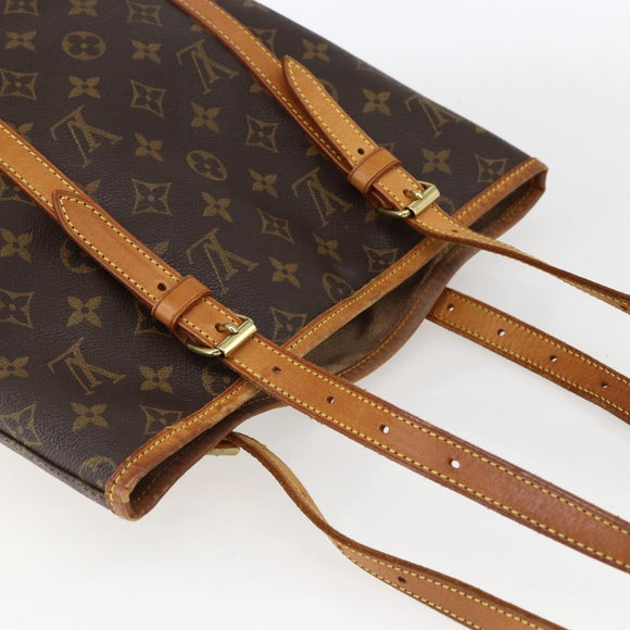 LOUIS VUITTON Monogram Bucket GM Shoulder Bag M42236 LV Auth 170152