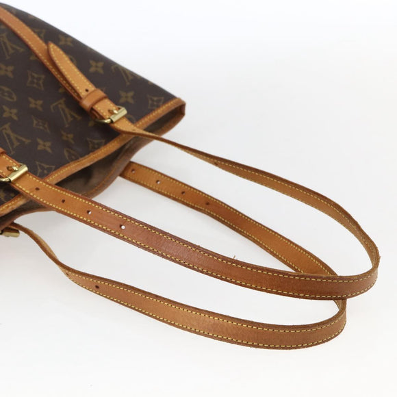 LOUIS VUITTON Monogram Bucket GM Shoulder Bag M42236 LV Auth 170152
