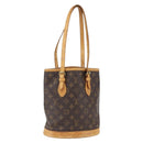 LOUIS VUITTON Monogram Bucket PM Shoulder Bag M42238 LV Auth 170155-1