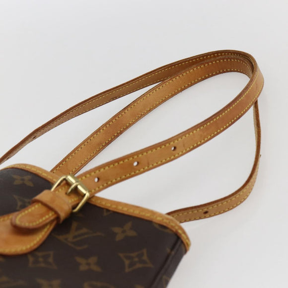 LOUIS VUITTON Monogram Bucket PM Shoulder Bag M42238 LV Auth 170155