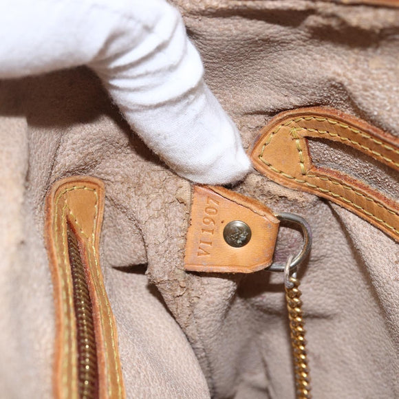 LOUIS VUITTON Monogram Bucket PM Shoulder Bag M42238 LV Auth 170156