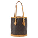 LOUIS VUITTON Monogram Bucket PM Shoulder Bag M42238 LV Auth 170156-2