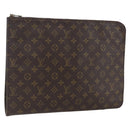 LOUIS VUITTON Monogram Posh Documents Briefcase M53457 LV Auth 170158-1