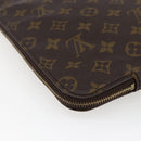 LOUIS VUITTON Monogram Posh Documents Briefcase M53457 LV Auth 170158-16