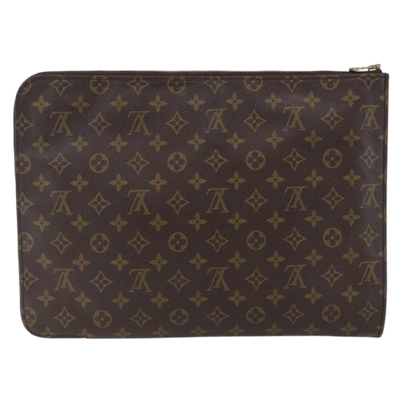 LOUIS VUITTON Monogram Posh Documents Briefcase M53457 LV Auth 170158