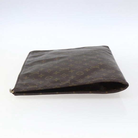 LOUIS VUITTON Monogram Posh Documents Briefcase M53457 LV Auth 170158