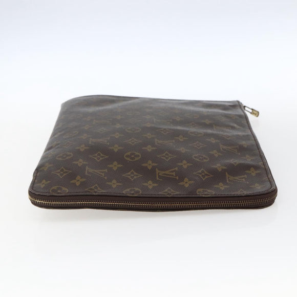 LOUIS VUITTON Monogram Posh Documents Briefcase M53457 LV Auth 170158