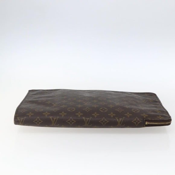 LOUIS VUITTON Monogram Posh Documents Briefcase M53457 LV Auth 170158