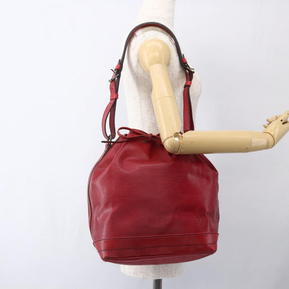 LOUIS VUITTON Epi Noe Shoulder Bag Red M44007 LV Auth 170172