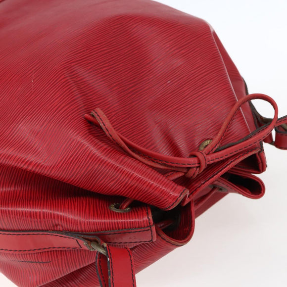 LOUIS VUITTON Epi Noe Shoulder Bag Red M44007 LV Auth 170172