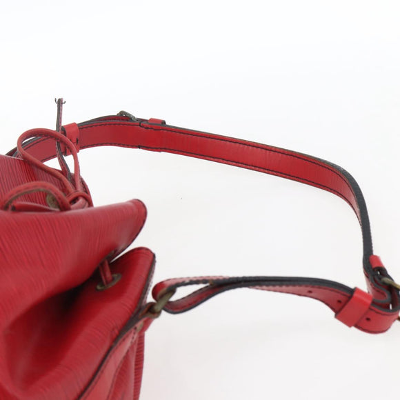 LOUIS VUITTON Epi Noe Shoulder Bag Red M44007 LV Auth 170172