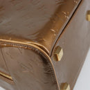 LOUIS VUITTON Monogram Vernis Tompkins Square Bag Bronze M91103 Auth 170176-17