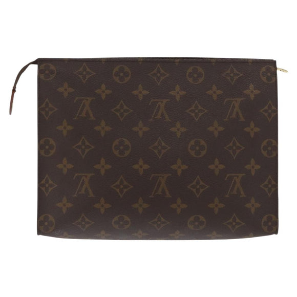 LOUIS VUITTON Monogram Poche Toilette 26 Pouch M47542 LV Auth 170185