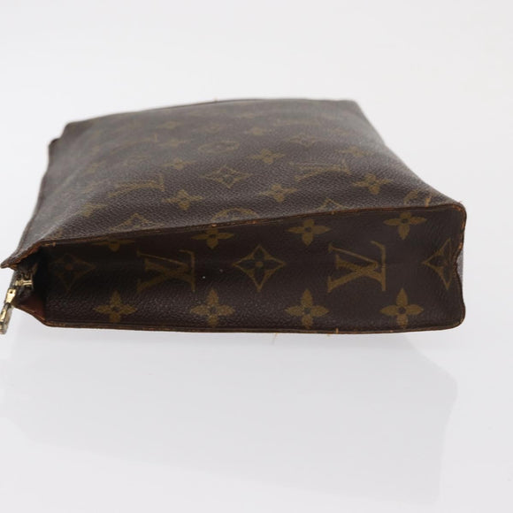 LOUIS VUITTON Monogram Poche Toilette 26 Pouch M47542 LV Auth 170187