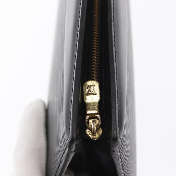 LOUIS VUITTON Epi Trousse Crete Pouch Black M48402 LV Auth 170190
