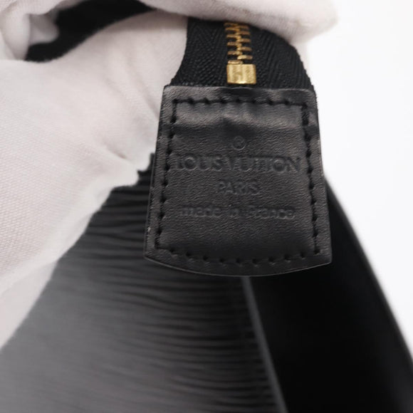 LOUIS VUITTON Epi Trousse Crete Pouch Black M48402 LV Auth 170190