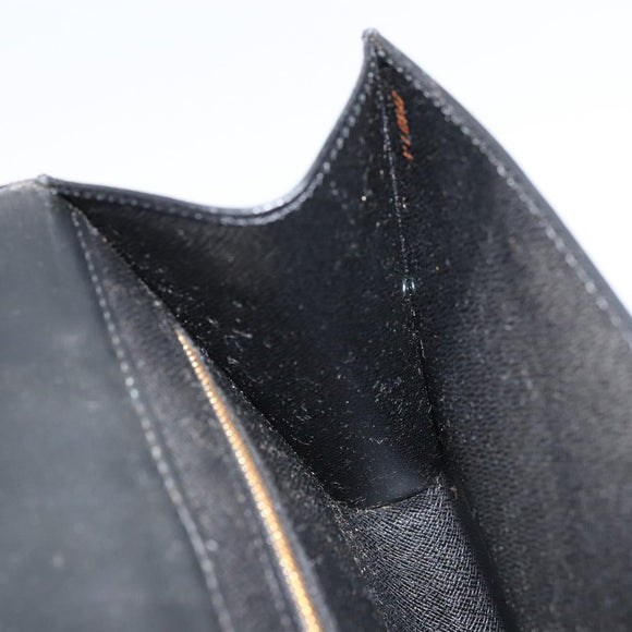 LOUIS VUITTON Epi Art Deco Clutch Bag Black M52632 LV Auth 170193