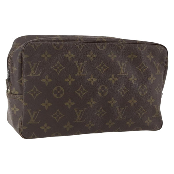 LOUIS VUITTON Monogram Trousse Toilette 28 Clutch Bag M47522 LV Auth 170197
