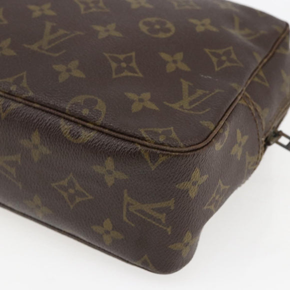 LOUIS VUITTON Monogram Trousse Toilette 28 Clutch Bag M47522 LV Auth 170197