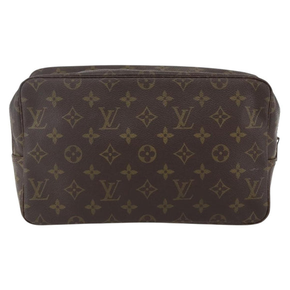 LOUIS VUITTON Monogram Trousse Toilette 28 Clutch Bag M47522 LV Auth 170197