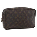 LOUIS VUITTON Monogram Trousse Toilette 28 Clutch Bag M47522 LV Auth 170199-1