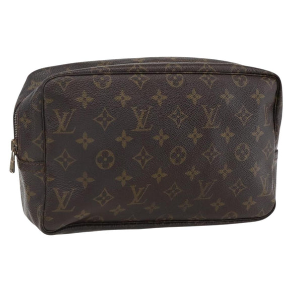 LOUIS VUITTON Monogram Trousse Toilette 28 Clutch Bag M47522 LV Auth 170199