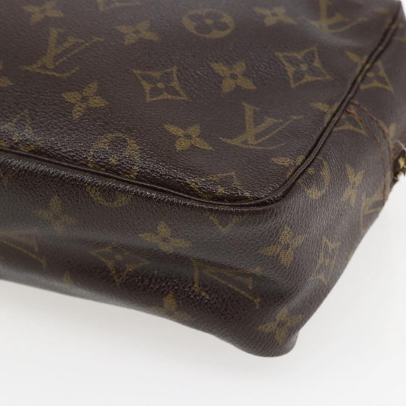 LOUIS VUITTON Monogram Trousse Toilette 28 Clutch Bag M47522 LV Auth 170199