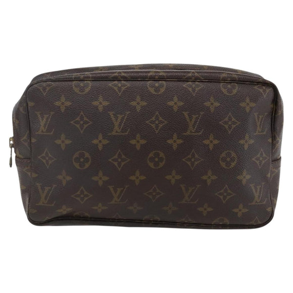 LOUIS VUITTON Monogram Trousse Toilette 28 Clutch Bag M47522 LV Auth 170199