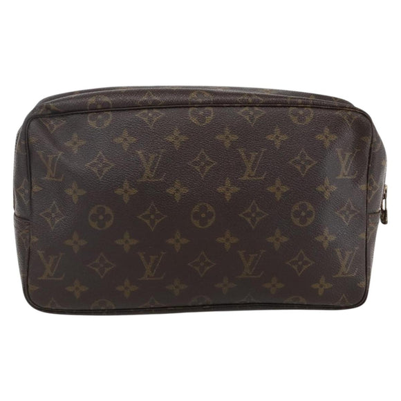 LOUIS VUITTON Monogram Trousse Toilette 28 Clutch Bag M47522 LV Auth 170199