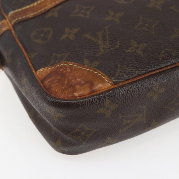 LOUIS VUITTON Monogram Compiegne 28 Clutch Bag M51845 LV Auth 170209
