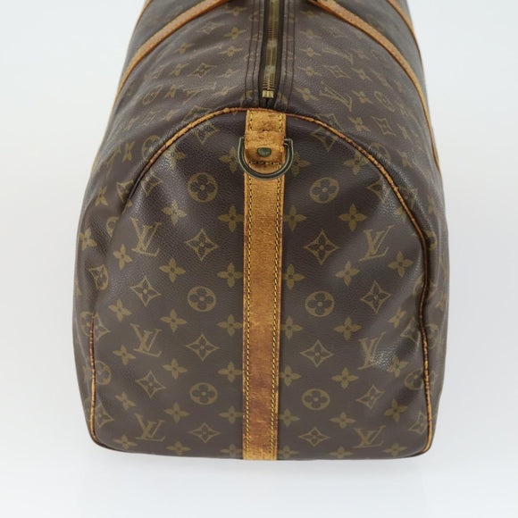 LOUIS VUITTON Monogram Keepall Bandouliere 55 Boston Tas M41414 LV Auth 170219