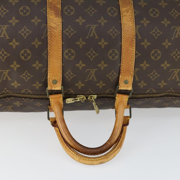 LOUIS VUITTON Monogram Keepall Bandouliere 55 Boston Tas M41414 LV Auth 170219