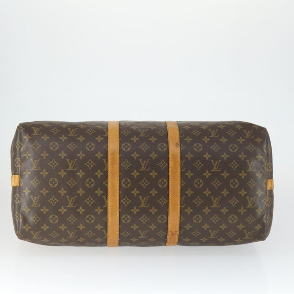 LOUIS VUITTON Monogram Keepall Bandouliere 55 Boston Tas M41414 LV Auth 170219