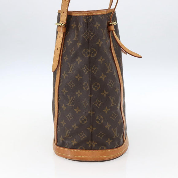LOUIS VUITTON Monogram Bucket GM Shoulder Bag M42236 LV Auth 170223