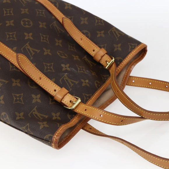 LOUIS VUITTON Monogram Bucket GM Shoulder Bag M42236 LV Auth 170223