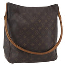 LOUIS VUITTON Monogram Looping GM Shoulder Bag M51145 LV Auth 170226-1