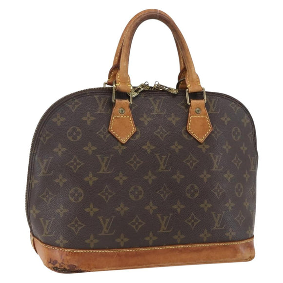 LOUIS VUITTON Monogram Alma Hand Bag M51130 LV Auth 170233