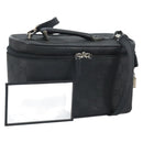 GUCCI GG Canvas Hand Bag 2way Black Silver 013 0081 Auth 170244-1