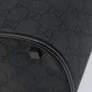 GUCCI GG Canvas Hand Bag 2way Black Silver 013 0081 Auth 170244-16