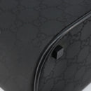 GUCCI GG Canvas Hand Bag 2way Black Silver 013 0081 Auth 170244-17