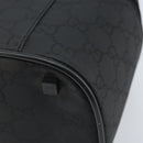 GUCCI GG Canvas Hand Bag 2way Black Silver 013 0081 Auth 170244-18