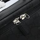 GUCCI GG Canvas Hand Bag 2way Black Silver 013 0081 Auth 170244-9